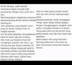 Biar bisa sekolah lagi gaes. Kata Kata Kangen Masa Sekolah