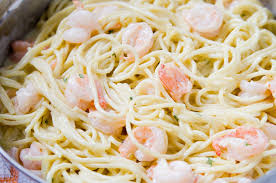 Four Cheese Garlic Shrimp Pasta Recipe Garlic Shrimp Pasta Comfort Food Recipes Pasta Shrimp Pasta