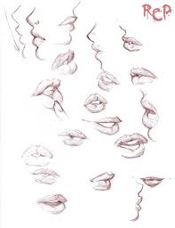 How to draw anime hair. Lip Sync Lips Drawing Drawing People Drawing Tutorial