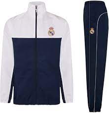 Kaufen sie günstige real madrid trainingsanzug online. Real Madrid Adidas Kinder Trainingsanzug Weiss Dunkelblau Fussball Deals De