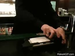 Maybe you would like to learn more about one of these? Old Style Credit Card Machine On Make A Gif
