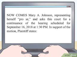 Your attorney can file a motion for a new date, or you can appear in court yourself and request one. How To Write A Letter For Not Being Able To Attend Court