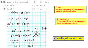 Each correct answer is worth up to 2 credits. Algebra 1 Ny Regents Common Core Test Prep Center