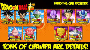 Find where to watch full episodes of dragon ball z. Dragon Ball Super Champa Arc Emperor Frost Universe 6 Saiyans Tons Of Chapter 8 Manga Details Youtube