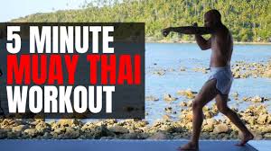 muay thai shadow boxing workout