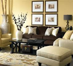 Wandfarbe Mit Brauner Couch Dekoration Ideen Brown Living Room Decor Living Room Colors Yellow Living Room