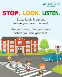 Road Safety For Children Teach Your Kids The Basics Of Safety On The Road They Should Learn How To Cross The Road Car Road Awareness Road Safety Life Skills