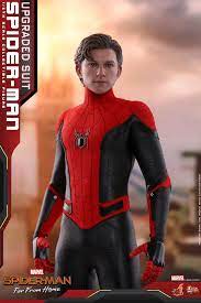 Hottoys Spidermanfarfromhome Upgraded Suit Spiderman Sixth Scale Figure Unmasked Head Sculpt Update Http Www Toyhyp Hot Toys Spiderman Spiderman Hot Toys
