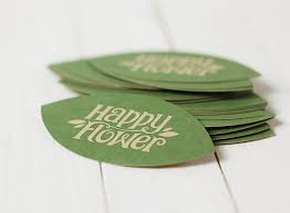 Custom die cut business cards are a great example of our 'thinking outside the box' line of premium business cards. Custom Die Cut Business Cards Happy Flower Cardrabbit Com