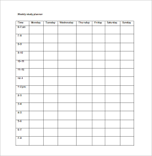 19 Study Schedule Templates Pdf Docs Free Premium