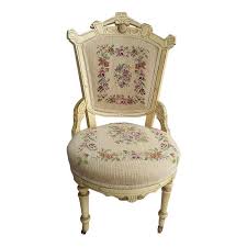 Antique Victorian Chair Needlepoint Petitpoint Upholstery Victorian Chair Antique Chairs Chair