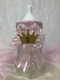 Greeting Cards Party Supplies Princess Centerpiece Bottle With Crown Baby Shower It S A Girl Piggy Bank Decor Party Supplies