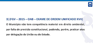 Selecione a seccional de inscrição na oab. Direito Ambiental Oab Prof Rosenval Jnior Aulo De