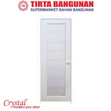 Pintu kamar mandi aluminium murah. Pintu Pvc Crystal Elegan Pintu Kamar Mandi 70 X 195cm Putih Shopee Indonesia