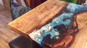 Form and function meet in one to create a unique accent piece. Ocean Themed Oak Coffee Table Top Youtube