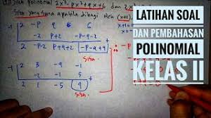 Maybe you would like to learn more about one of these? Latihan Soal Dan Pembahasan Polinomial Matematika Minat Kelas 11 Sma Youtube