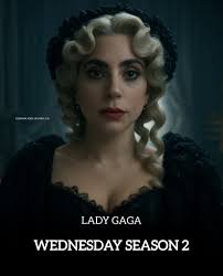 It has been announced that Lady Gaga will be joining the cast of Wednesday  Season 2 in the role of Rosaline Rotwood! 🖤