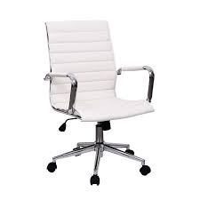 Hobro In 2020 White Office Chair White Leather Office Chair Office Chair