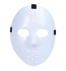Field hockey players face mask set cut out celebrity fancy dress masks wholesale. White Hockey Mask Feddy Vs Jason Halloween Mask Pageant Party