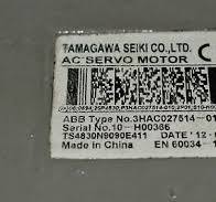 ABB 3HAC027514-010/01 Tamagawa Seiki Robotics Servo Motor | eBay