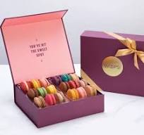 Custom Personalised Transparent Macaron Box Packaging