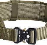 JAWSEU Cintura tattica Molle, cintura da combattimento regolabile, in nylon  per esterni, con fibbia a sgancio rapido resistente, per uomo : Amazon.it:  ...
