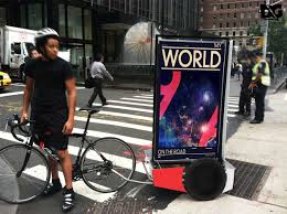 Free Download Psd Bicycle Billboard Ad Mockup Mockup Free Psd Mockup Billboard