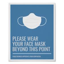 Always Wear Face Mask Signage Black And White Please Wear Your Face Mask Poster Zazzle Com In 2020 Face Mask Clean Logo Design Business Signs