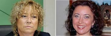 Josefa Ruiz y María Isabel Baena, secretaria general de Salud Pública y  directora general de Investigación