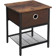 Please keep in mind that no two pieces will Nancy S Berlin Side Table Bedside Table Coffee Table Drawer Brown Black 40 X 40 X 50 Cm The Most Beautiful Furniture 1 In Furniture Nancy Homestore