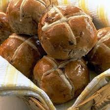 Easter Hot Cross Buns Breadmaker Recipe Recipe Easter Hot Cross Buns Hot Cross Buns Cross Buns