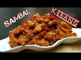 1 sct desaku bubuk balado. Resep Sambal Kerang Youtube