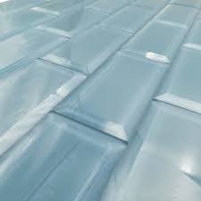 Subway Tile Beveled Edge Glass Tiles