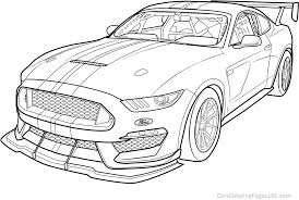 Mustang coloring pages feature the smooth, sleek and extremely popular cars from the company with the same name. Ford Gt Coloring Pages Coloring Home