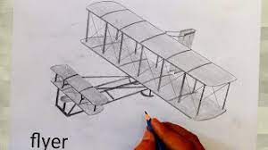 How To Draw Wright Brothers Plane I How To Draw The Wright Brothers Plane  Step By Step I First Plane - Youtube