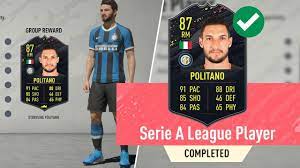 So that you can make the change to your squad. How To Get Politano Serie A Objective Guide Fifa 20 Youtube