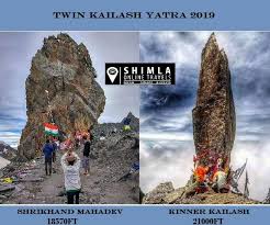 The Great Twin Kailash Yatra Online Travel Shimla Hindu Philosophy