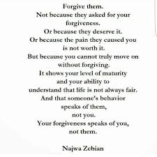 Forgiveness Najwa Zebian Najwa Zebian Quotes Healing Words Life Quotes