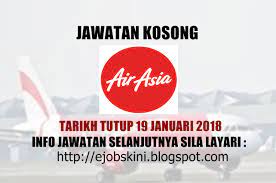 Peluang jawatan kosong datang dari majlis tanjung malim 2021, iklan pekerjaan sektor kerajaan. Jawatan Kosong Terkini Di Airasia Berhad 19 Januari 2018