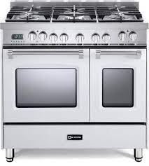 30 is the most popular stove size in today's kitchens, which is why our 36 hoods are so. Verona Vpfsge365dw Prestige Series 36 Inch White Dual Fuel Freestanding Range In White Appliances Connection