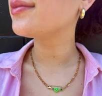 Pvd Plated Smiley Face Necklace Gold New Dainty Puff Smiley Face Charm  Necklace *Gold Only* Jewelz By