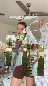 Madison Prewett Trout Pregnancy Announcment Dress