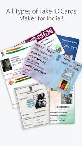 It creates a fake identity of the user. Fake Id Card Maker For India For Android Apk Download