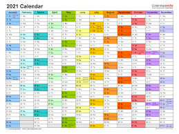 In addition to providing a fresh start, a new calendar can keep you organiz. 2021 Calendar Free Printable Excel Templates Calendarpedia
