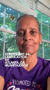 Meet Contestant #4: LaNita Joe Fox. Age: 69; Atlanta, GA. IG: @lanitajofox  , Let us know what you think about LaNita. ❤️, #covermodelcompetition  #obviousmag