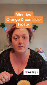 Wendy's Orange Dreamsicle Frosty is … go get it and try it .. taste ...