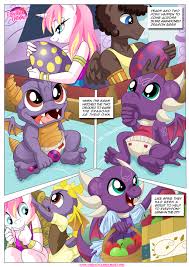 802982 - safe, artist:bbmbbf, oc, oc only, oc:lagneia, oc:olivia, dragon,  anthro, comic:power of dragon mating, equestria untamed, baby, comic,  cynder, palcomix, spyro the dragon, spyro the dragon (series) - Derpibooru
