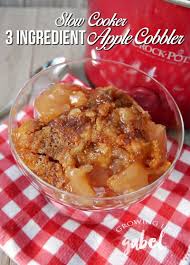 Crock Pot Apple Cobbler Made With Apple Pie Filling A Box Of Cinnamon Muffin Mix And A Stick Of B Apple Recipes Easy Apple Cobbler Recipe Crockpot Apple Crisp