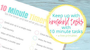 Press the stop button and alarm will stop. Keep Up With 10 Minute Timer Tasks Free Printable My Joy In Chaos