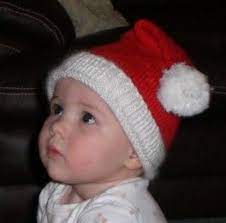 Currently Making These For My Kiddos Santa Hat Pattern Baby Santa Hat Baby Hats Knitting